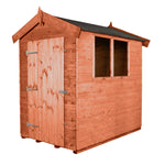 6x4 Classic Apex Shed, Door Gable Left